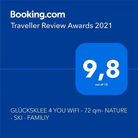 Glucksklee 4 You Wifi - 72 Qm- Nature - Ski - Familiy *